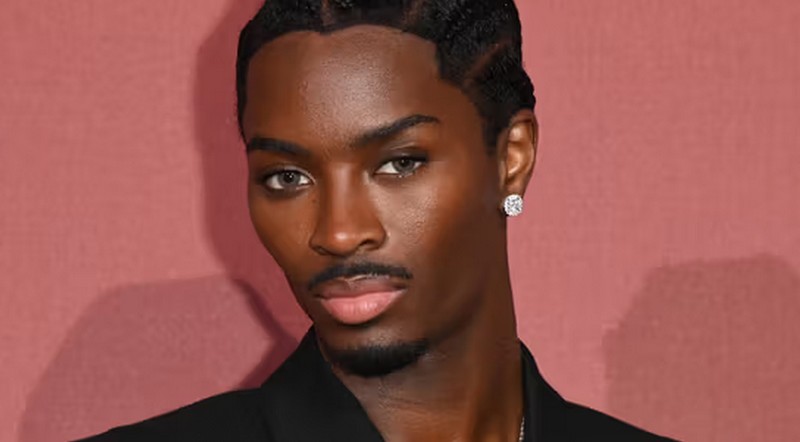 dionne reynolds a image of a pretty black man with cornrolls.