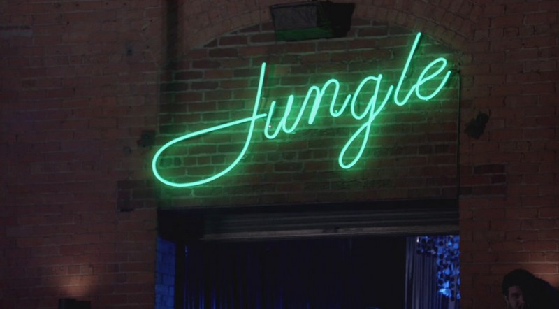 jungle a image of a pretty black man with cornrolls.
